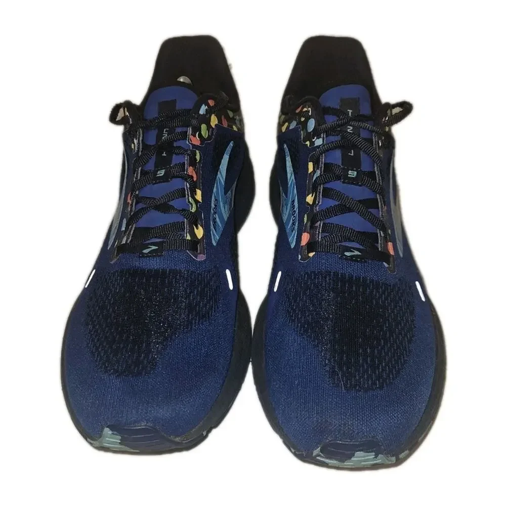 Men's Brooks Launch 9 Blue Trix Lucky Charm Running Shoes Sneakers Size 12 M